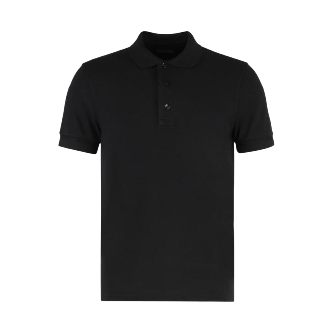 JPS011-JMT013-LB999 Tom Ford Piquet Polo Black