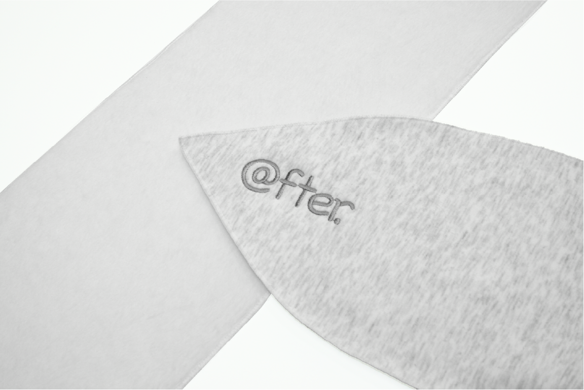 에프터누드 에프터 퍼 후드 머플러 멜란지 그레이(Afternude After Fur Hood Muffer Melange Grey) - 4