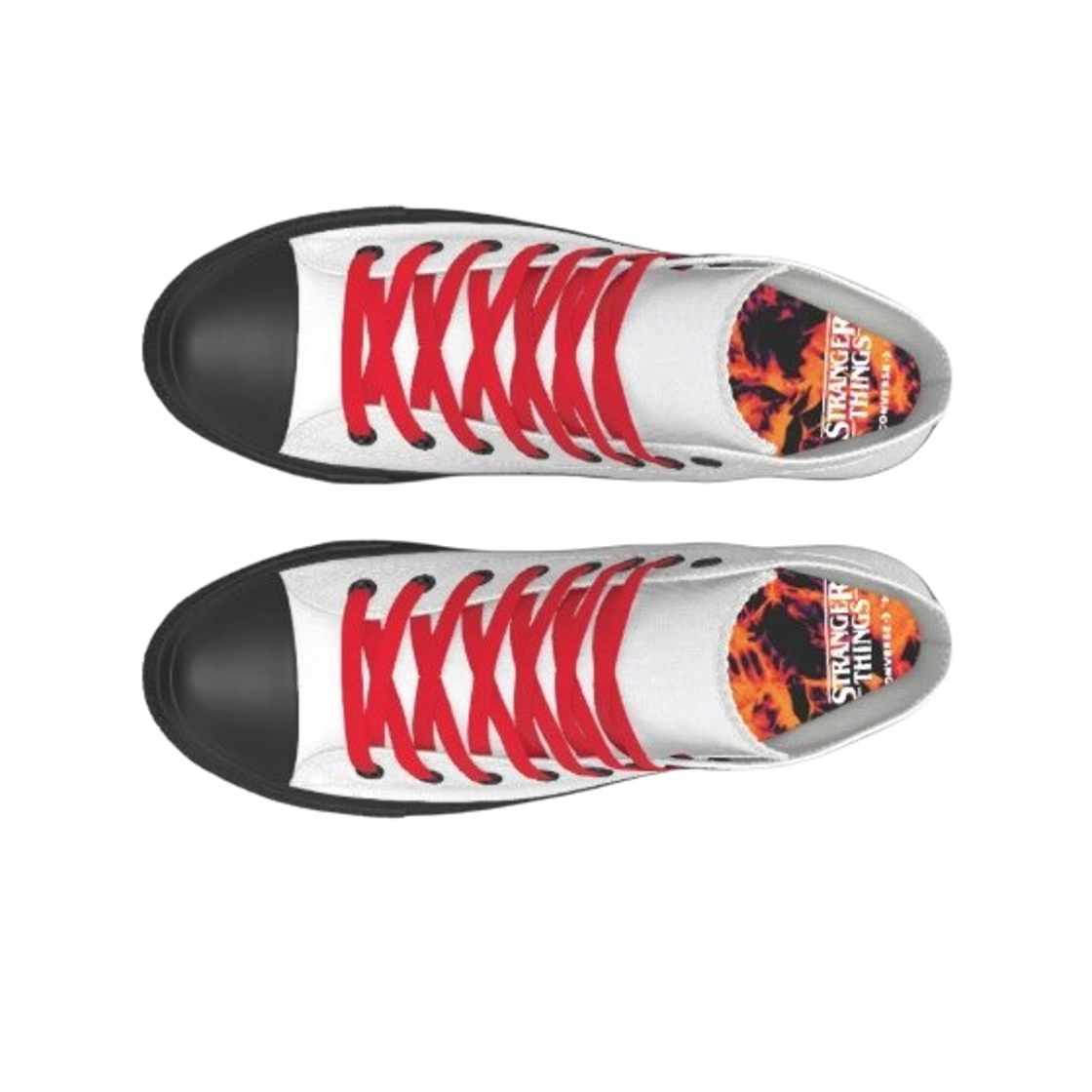 컨버스 x 기묘한 이야기 바이 유 척 테일러 올스타 화이트 헬파이어(Converse x Stranger Things By You Chuck Taylor All Star White Hellfire) - 2