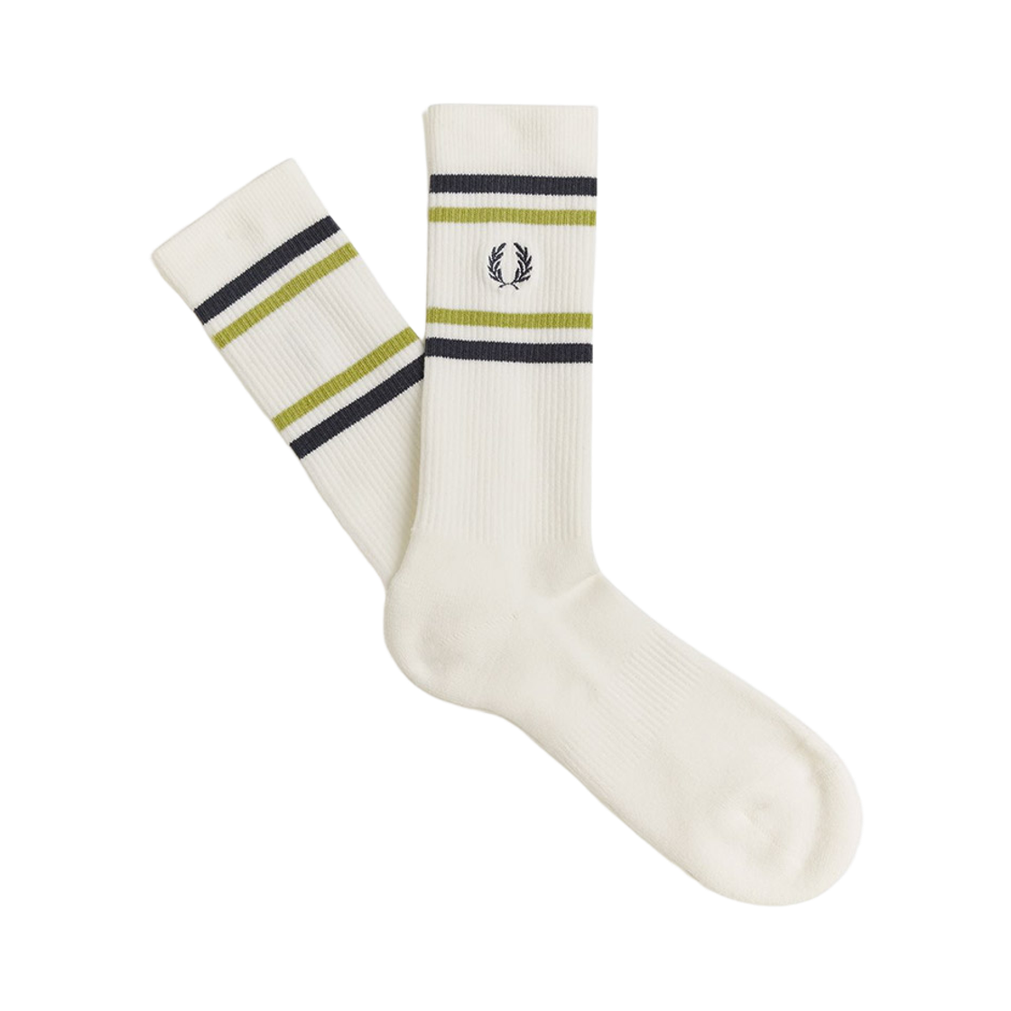 프레드 페리 립 스포츠 삭스 라이트 에크루(Fred Perry Ribbed Sports Sock Light Ecru)