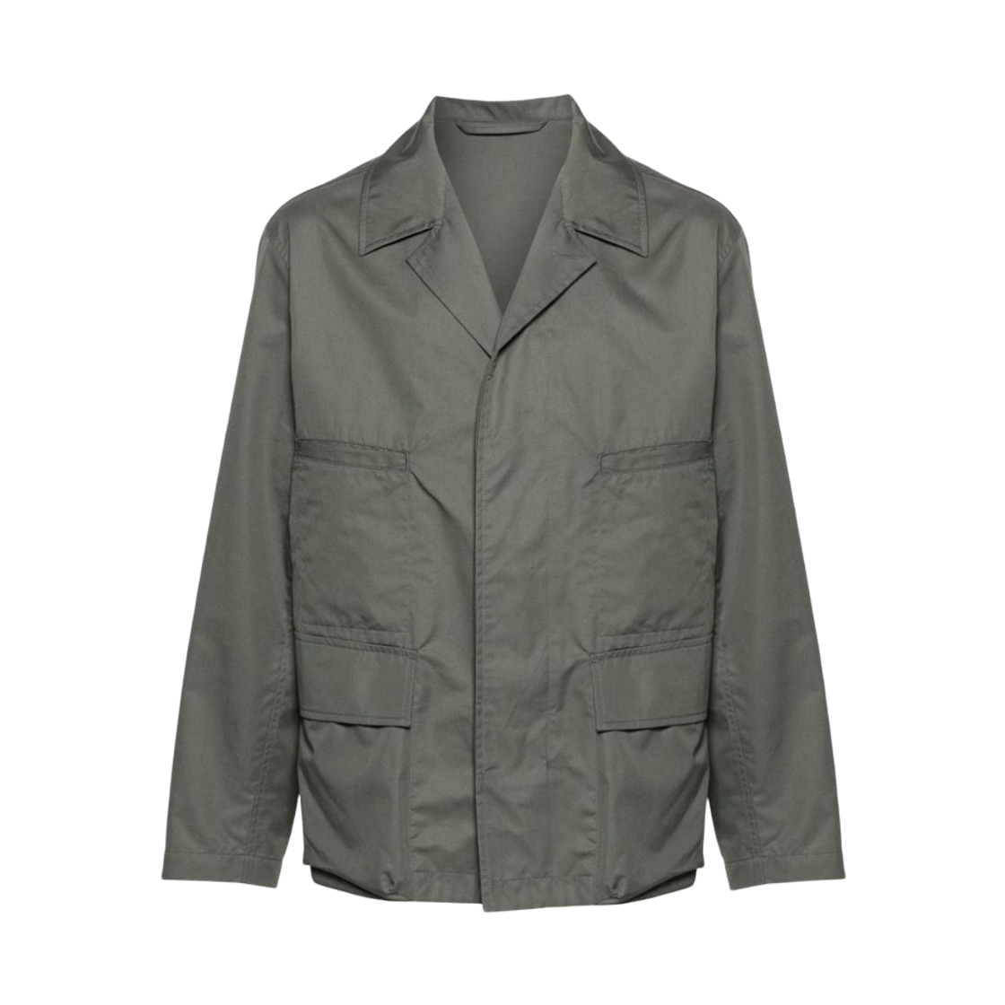 OW1056-LF1226-949 Lemaire 4 Pockets Overshirt Green