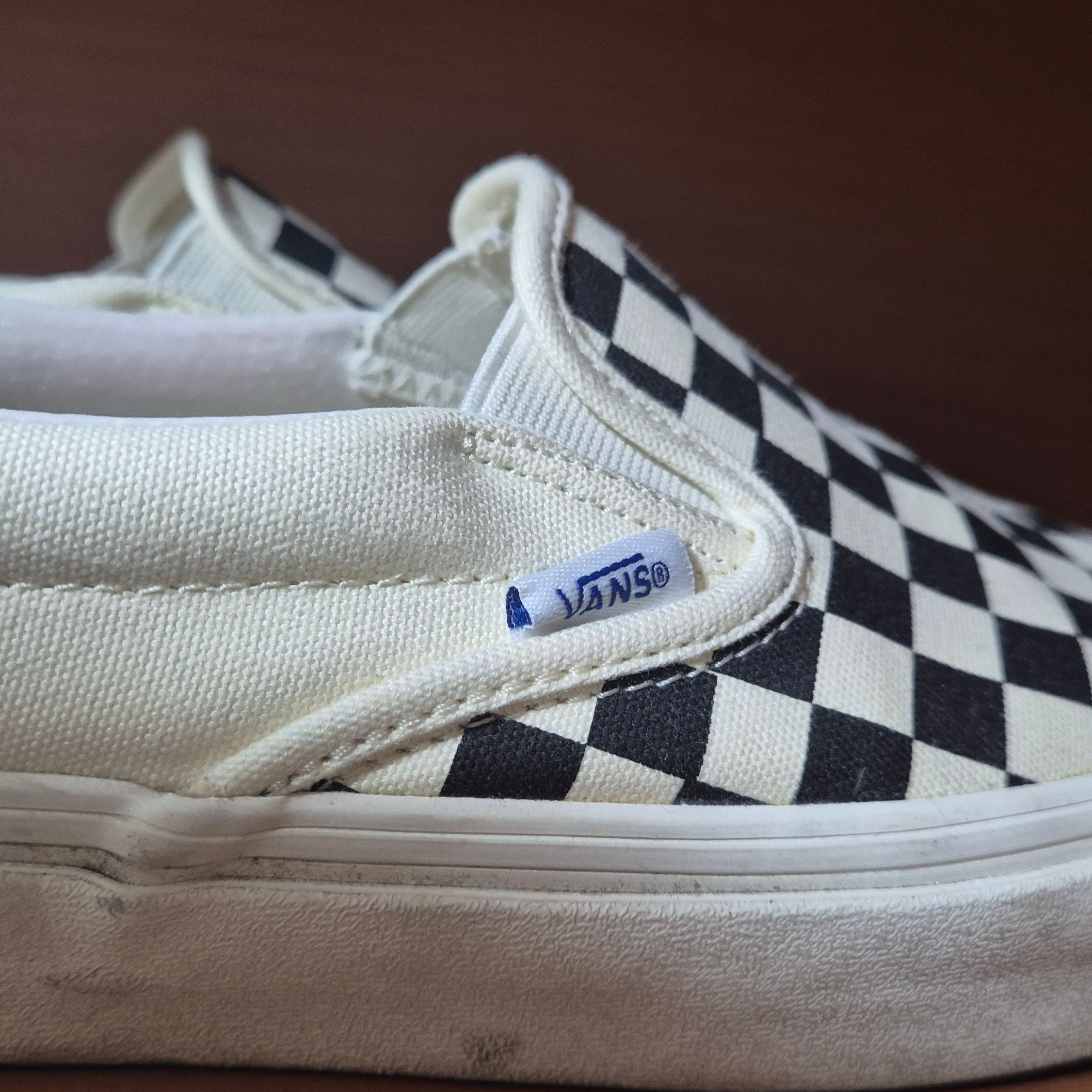 Vans Vault OG Classic Slip-On Checkerboard 착용 스타일