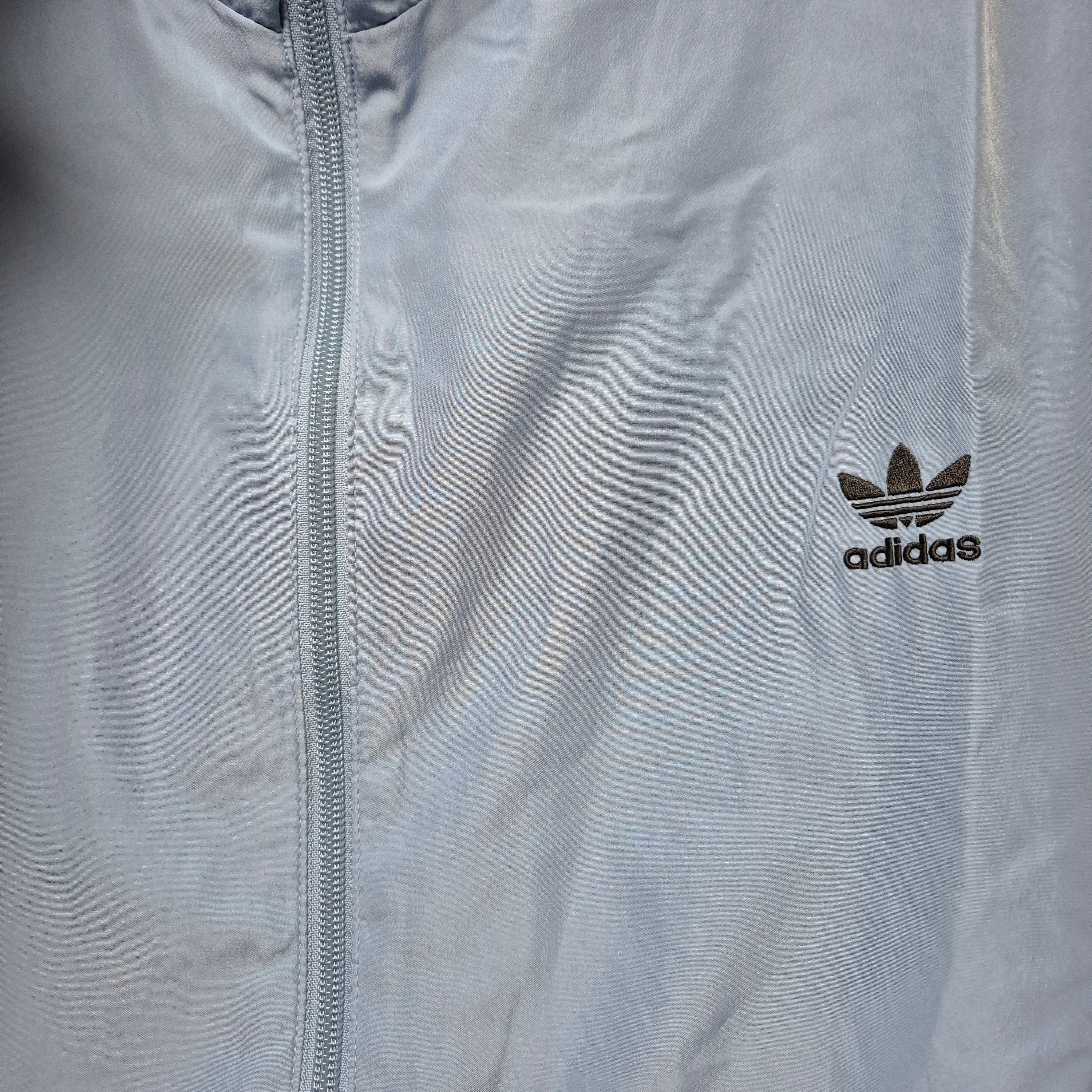 (W) Adidas Adilenium Season 3 Oversized Track Top Ash Blue Black - US Sizing 착용 스타일