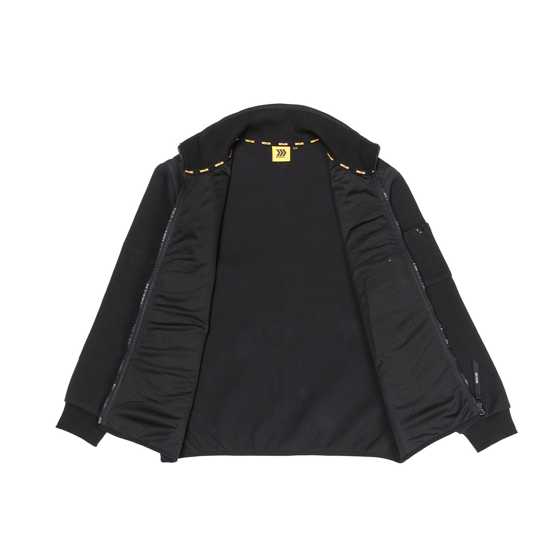 윌비 랩 유틸리티 스탠딩 카라 집업 자켓 블랙(WILLBE LAB Utility Standing Collar Zip-Up Jacket Black) - 4