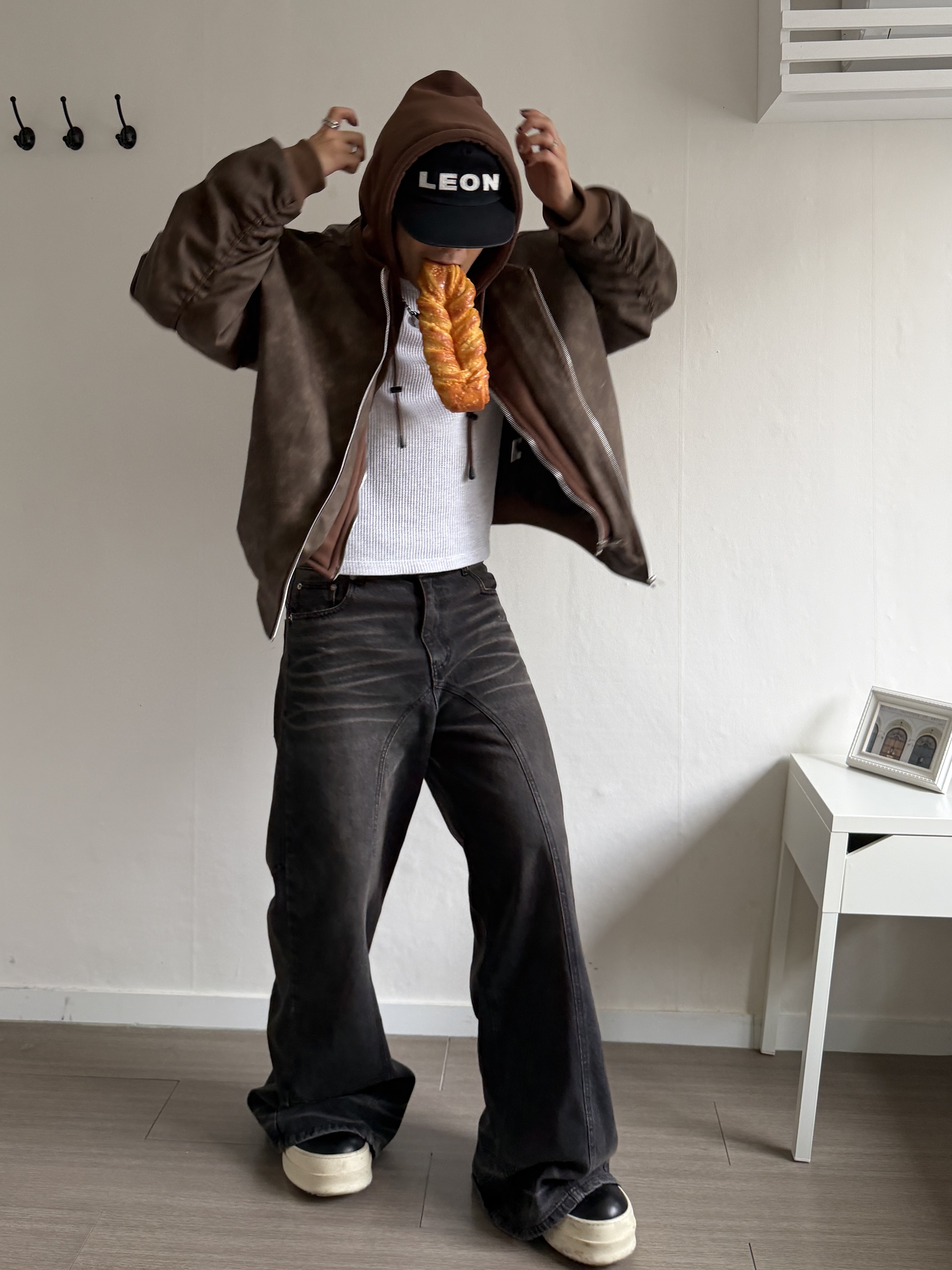 Rick Owens Concordians Mega Bumper Geobasket 착용 스타일