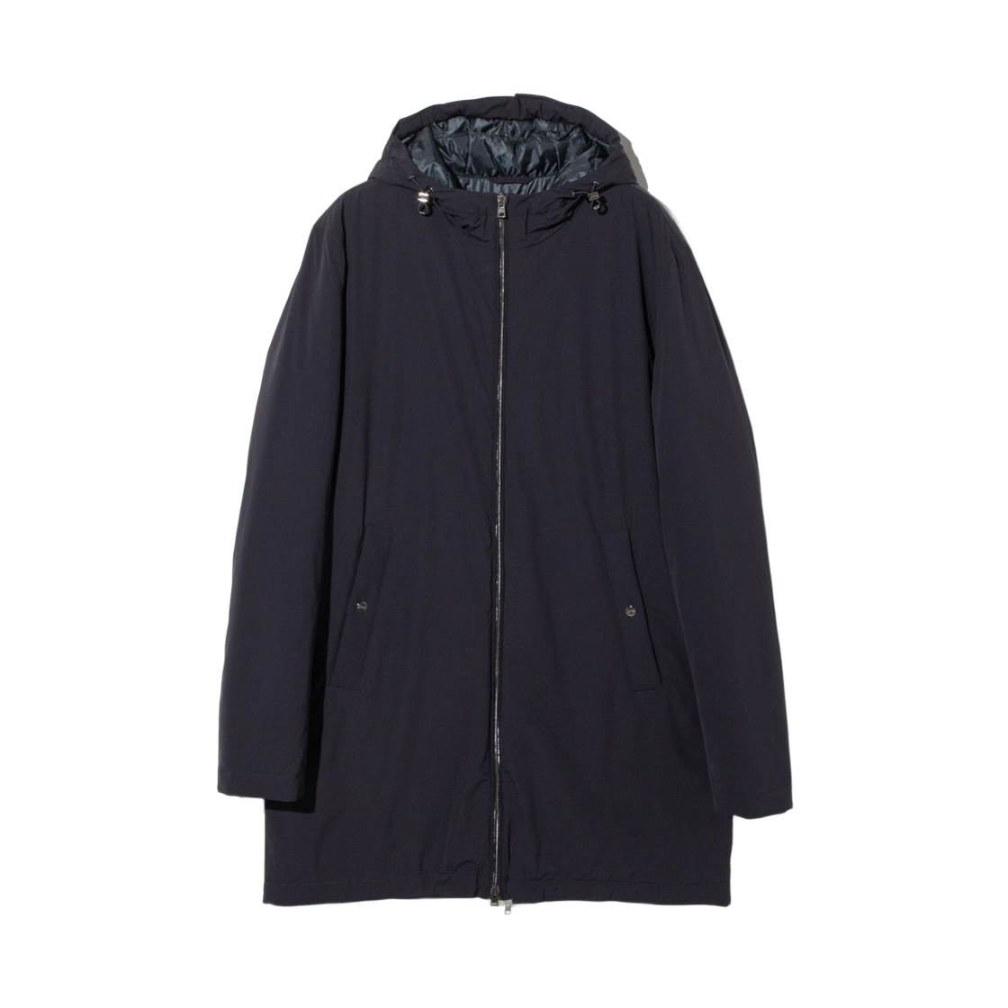 에르노 트래블 나일론 포넨테 리조트 파카 블랙(Herno Resort Parka in Travel Nylon Ponente Black)