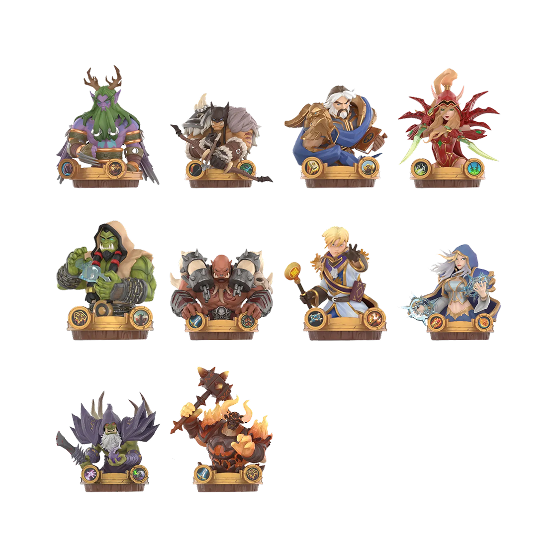팝마트 하트스톤 레전드 인 태번 시리즈 피규어 미개봉 랜덤박스 (9개입)(Pop Mart Hearthstone Legends In Tavern Series Figures Sealed Case (9 Blind Boxes)) - 2