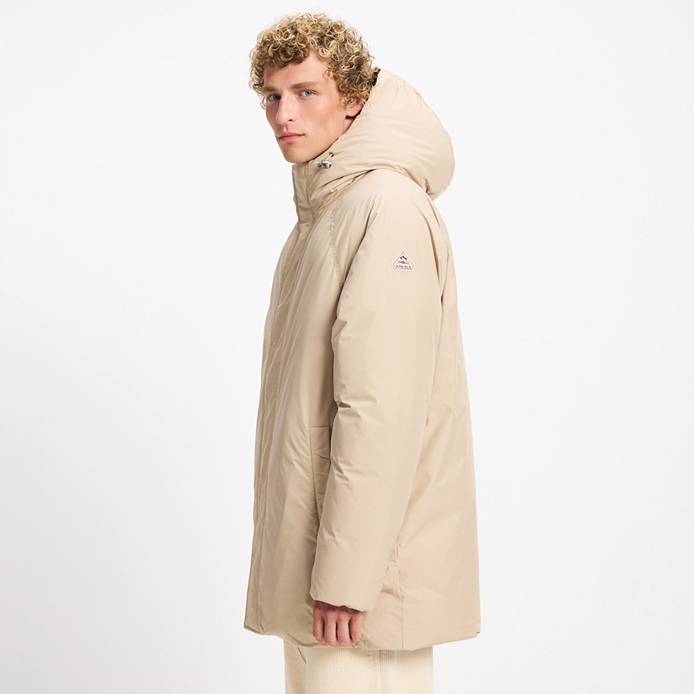 피레넥스 스파크 후디드 파카 인 내추럴 다운 - 스틸트(Pyrenex Spark Hooded Parka In Natural Down - Stilt) - 4