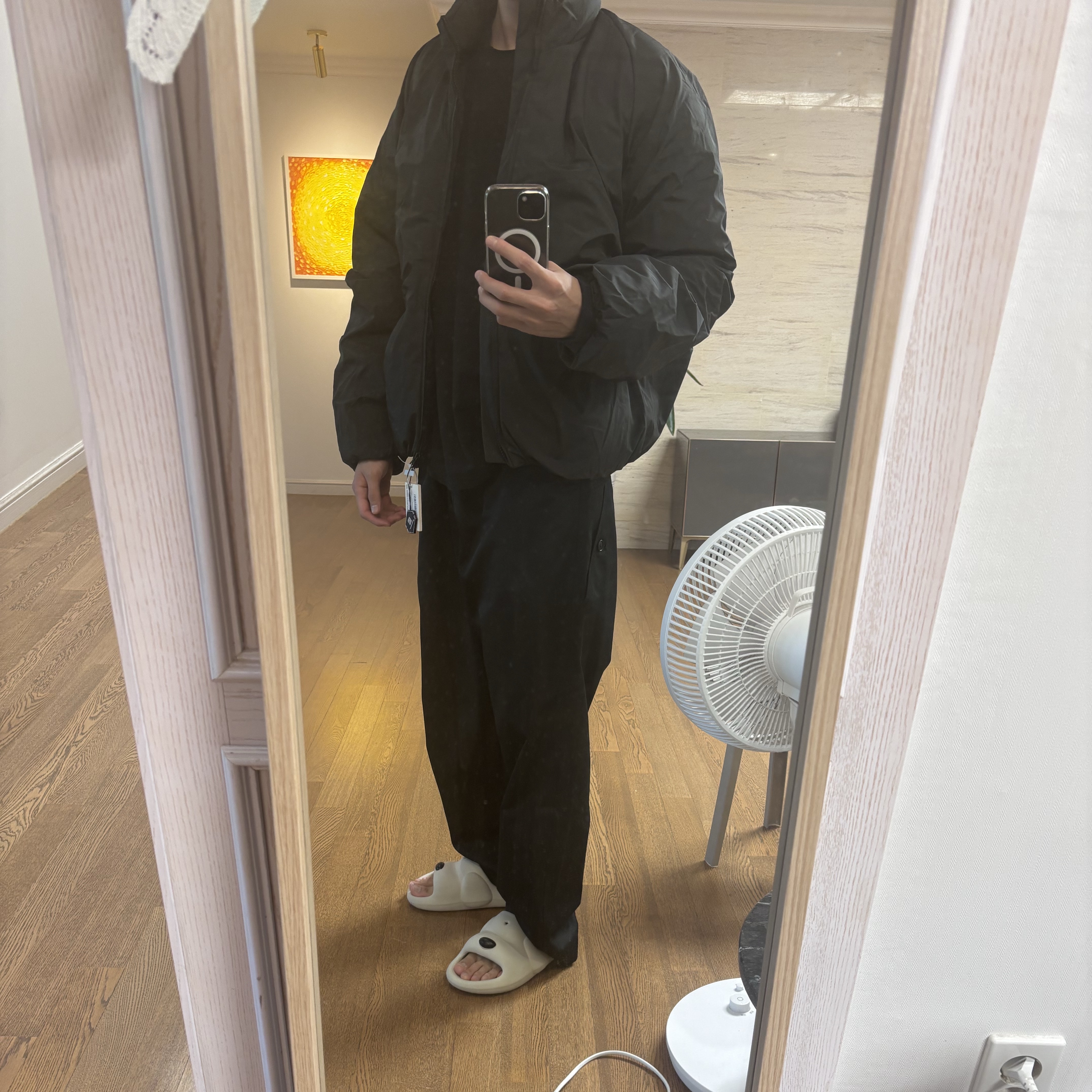 Post Archive Faction (Paf) 7.0 Down Right Black 착용 스타일 - 1