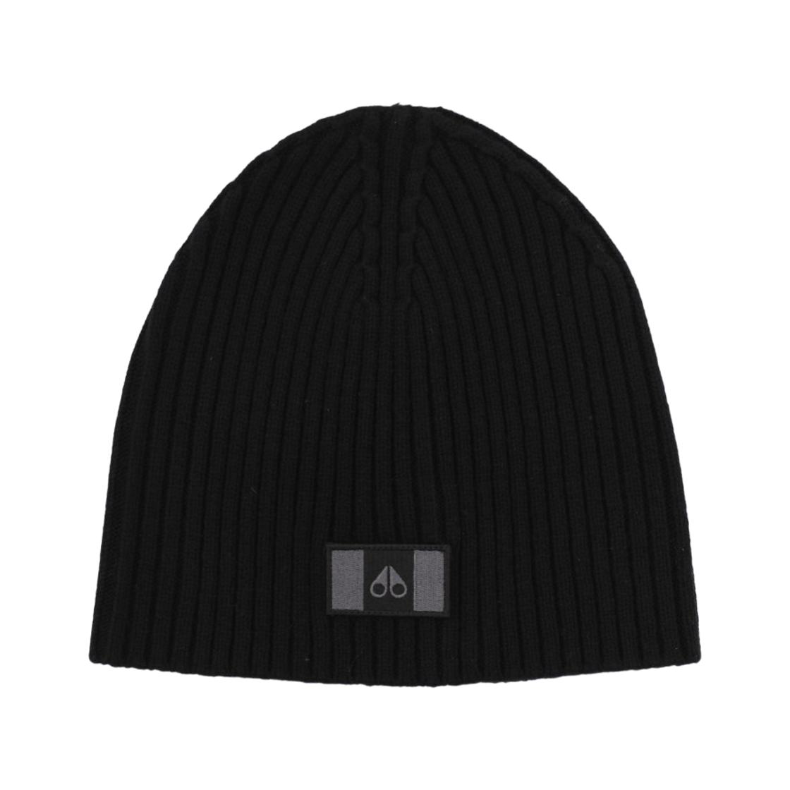 M33MA523292 Moose Knuckles Logo Beanie Black