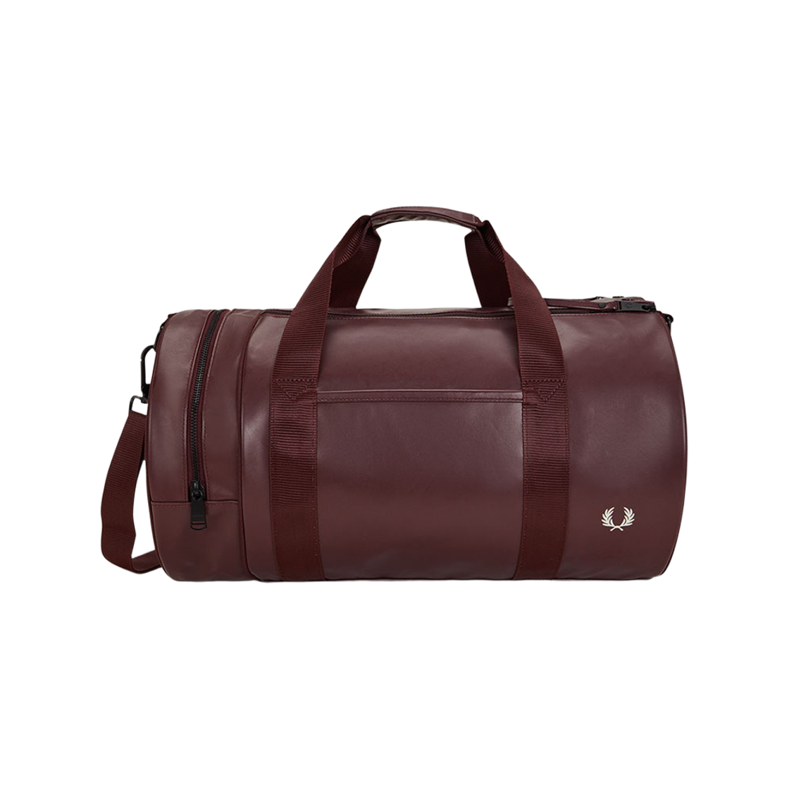 프레드 페리 토널 클래식 배럴 백 옥스블러드(Fred Perry Tonal Classic Barrel Bag Oxblood)