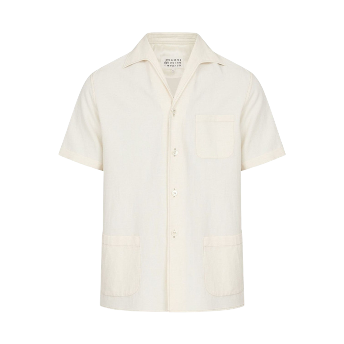 S50DR0009M35267103M Maison Margiela Short Sleeve Shirt White
