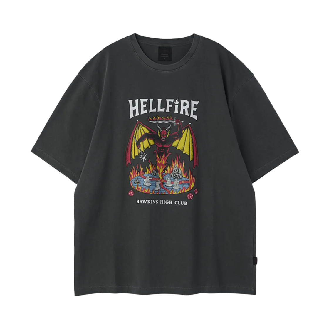 - Musinsa Standard x Stranger Things Hellfire Club T-Shirt 3 Charcoal Grey