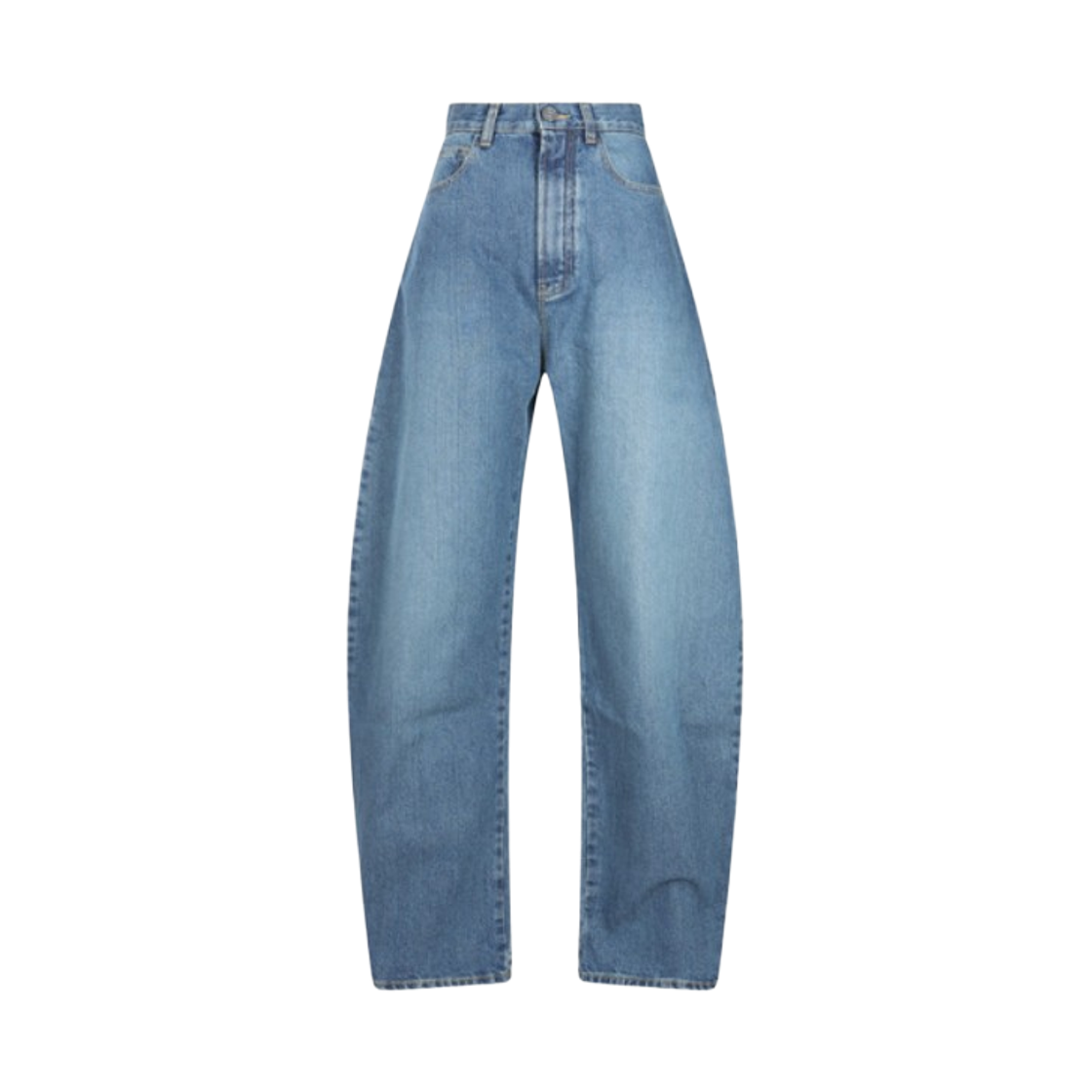AA9P0176T536A-525 (W) Alaia Denim Round Jeans Bleu Vintage
