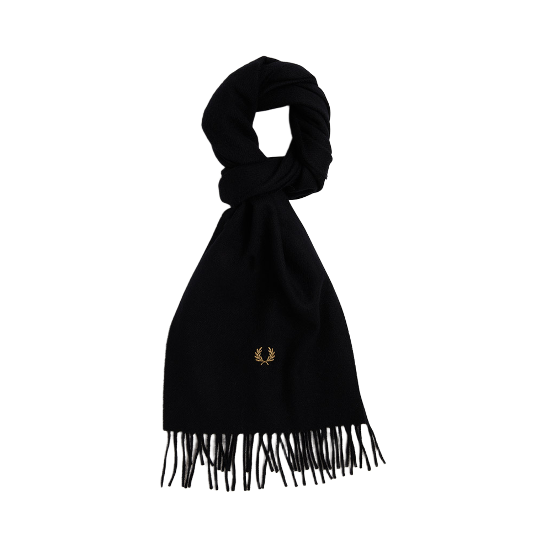프레드페리 램스울 스카프 블랙(Fred Perry Lambswool Scarf Black)