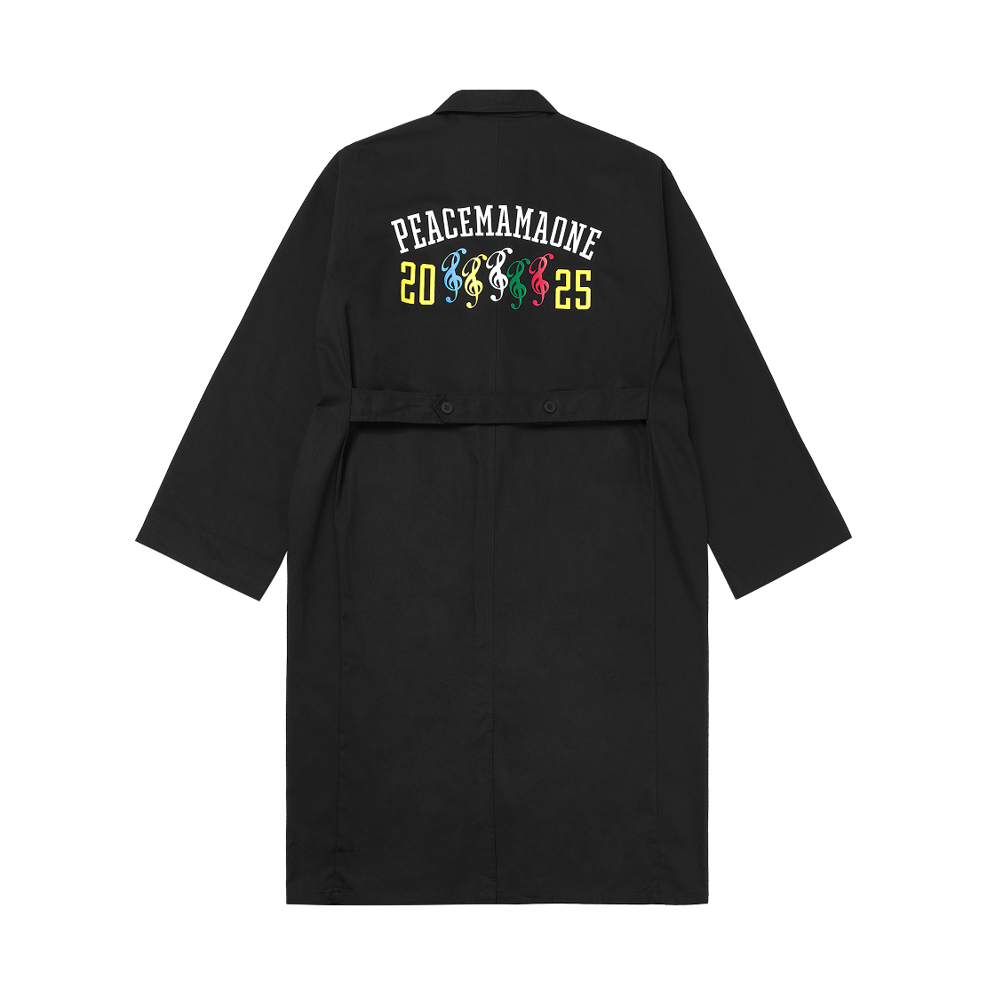 피스마이너스원 x 2025 마마 어워즈 피스마마원 코트 블랙(Peaceminusone x 2025 MAMA Awards Peacemamaone Coat Black)