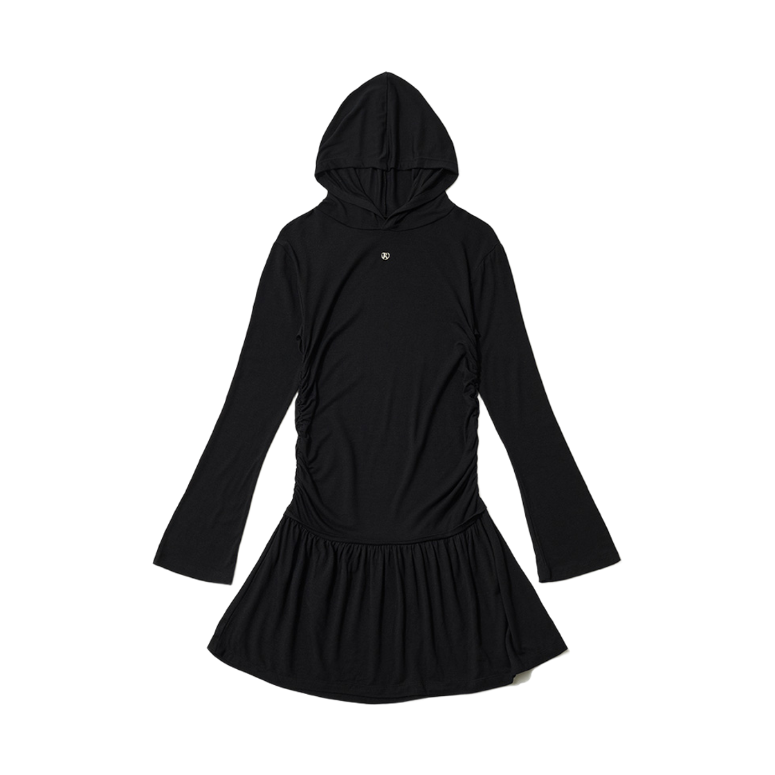 페이키 후드 프린세스 라인 드롭 드레스 블랙(Fakiii Hooded Princess Line Drop Dress Black)