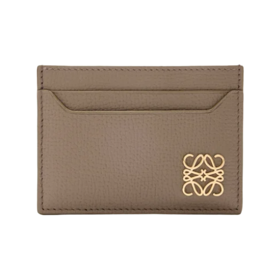 로에베 페블 그레인드 카프스킨 아나그램 플레인 카드 홀더 토프(Loewe Anagram Plain Card Holder in Pebble Grained Calfskin Taupe)