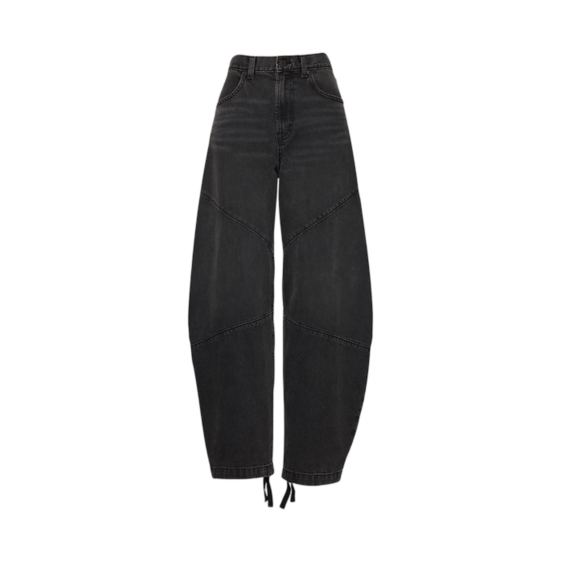(W) 갭 x 기묘한 이야기 하이 라이즈 심 홀스슈 진 블랙((W) Gap x Stranger Things High Rise Seamed Horseshoe Jeans Black)
