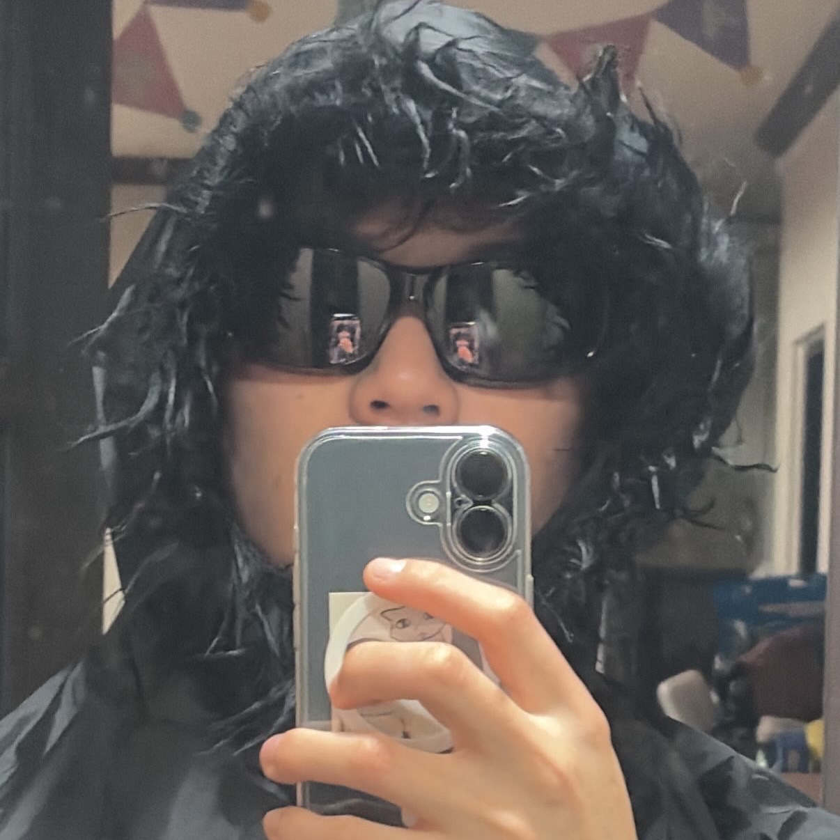 Yeezy WB-10 Black, Takashiba Gimune Safety Overglasses Black 착용 스타일