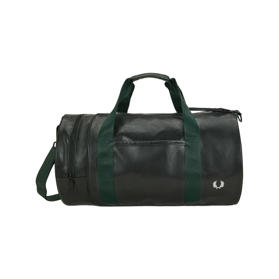 CFPU2537260-Q20 Fred Perry Tonal Classic Barrel Bag Night Green