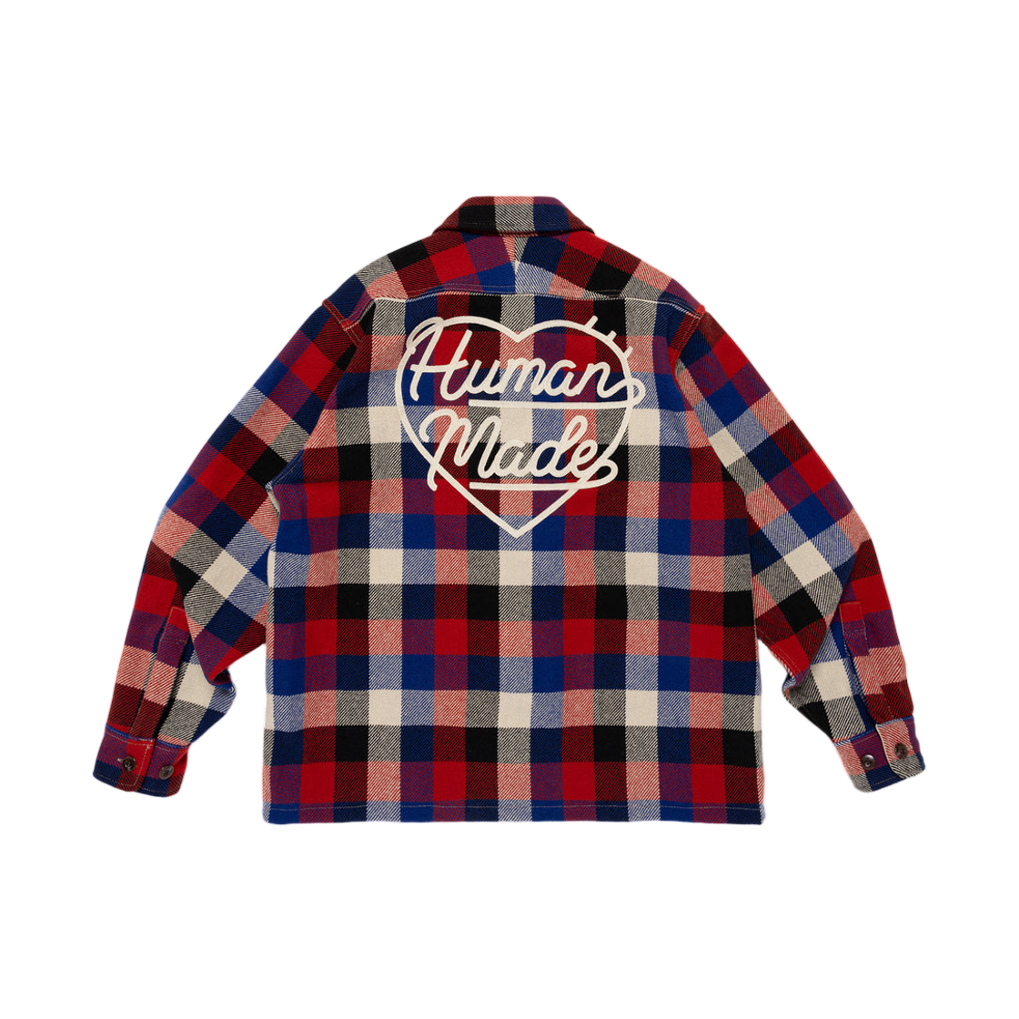 휴먼 메이드 울 체크 셔츠 자켓 레드(Human Made Wool Check Shirt Jacket Red) - 2