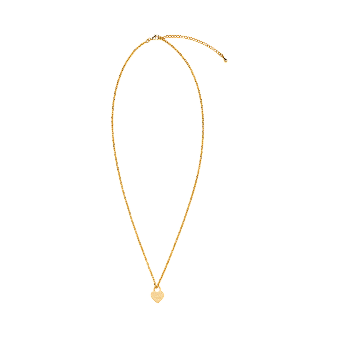 HM30GD085 Human Made Heart Silver Necklace Gold