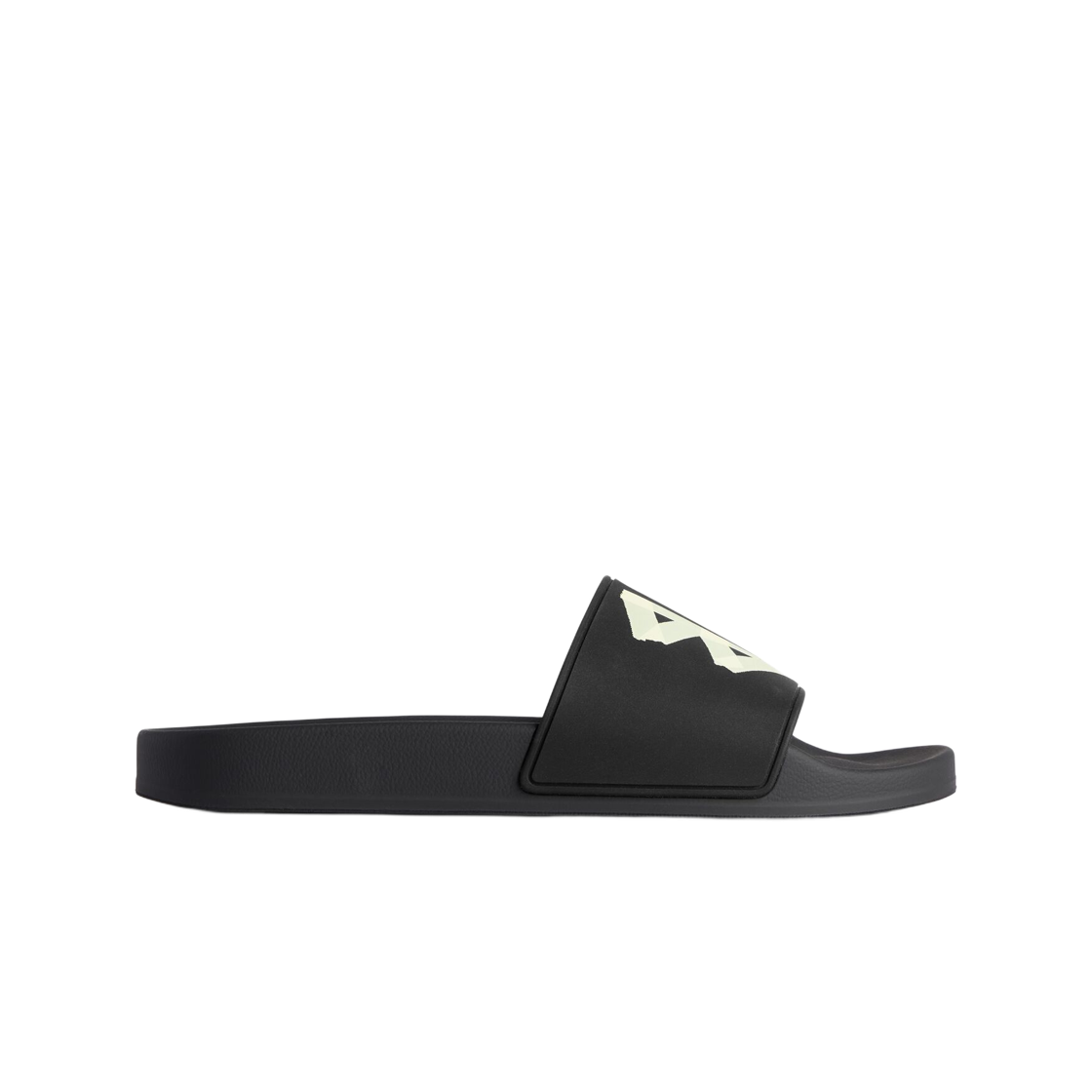 689031W1SA21090 Balenciaga Pool Slide Sandal Black Yellow