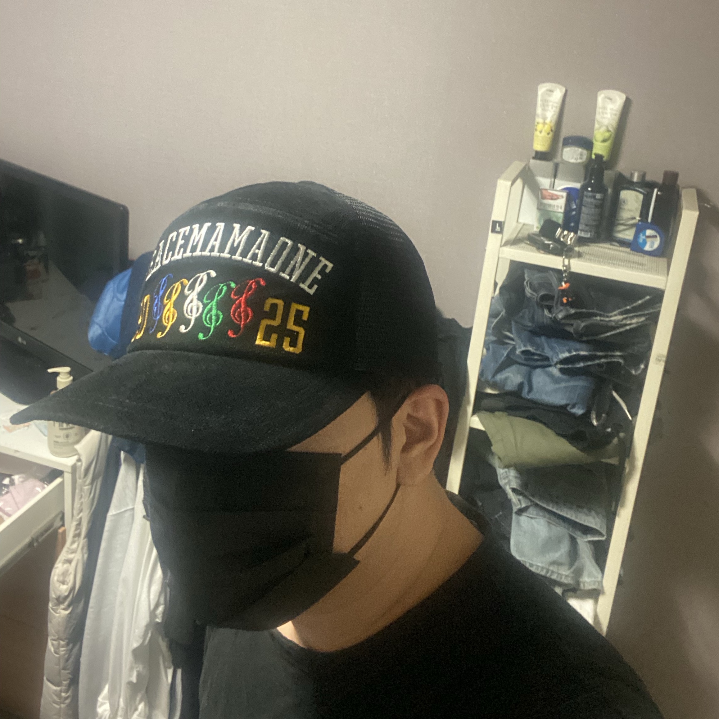 Peaceminusone x 2025 MAMA Awards Peacemamaone Cap Mesh 착용 스타일 - 2