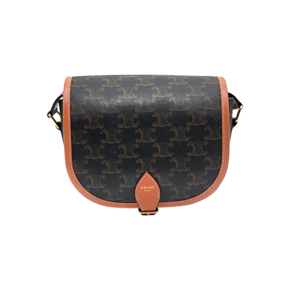 ITCSERDQTTJB Celine Triumph Medium Polka Dot Bag L874247