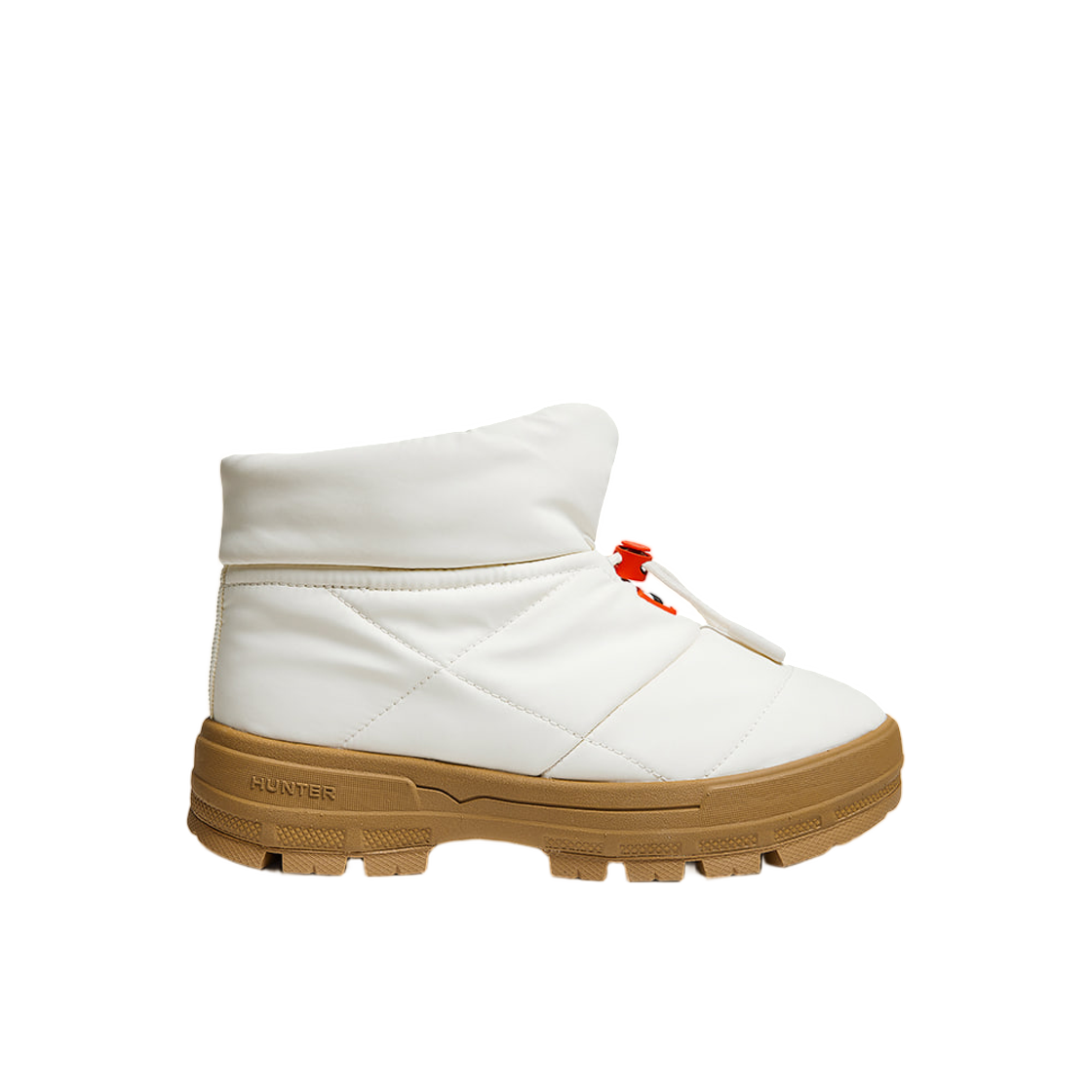 HDWK102FBZ-WWG (W) Hunter Explorer On Puffer Bootie White Willow Gum