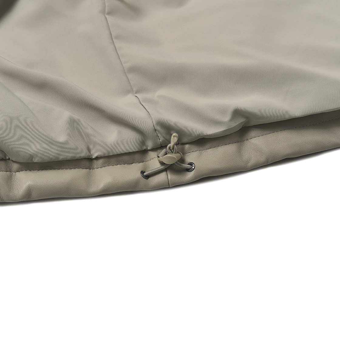 노스페이스 화이트 라벨 레더 눕시 다운 자켓 베이지(The North Face White Label Leather Nuptse Down Jacket Beige) - 7