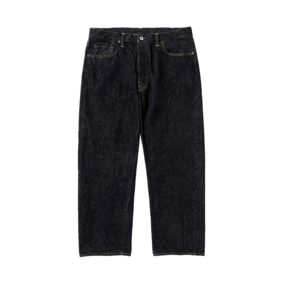 아프레쎄 워시드 데님 와이드 팬츠 인디고 - 26SS(A.Presse Washed Denim Wide Pants Indigo - 26SS) - 1