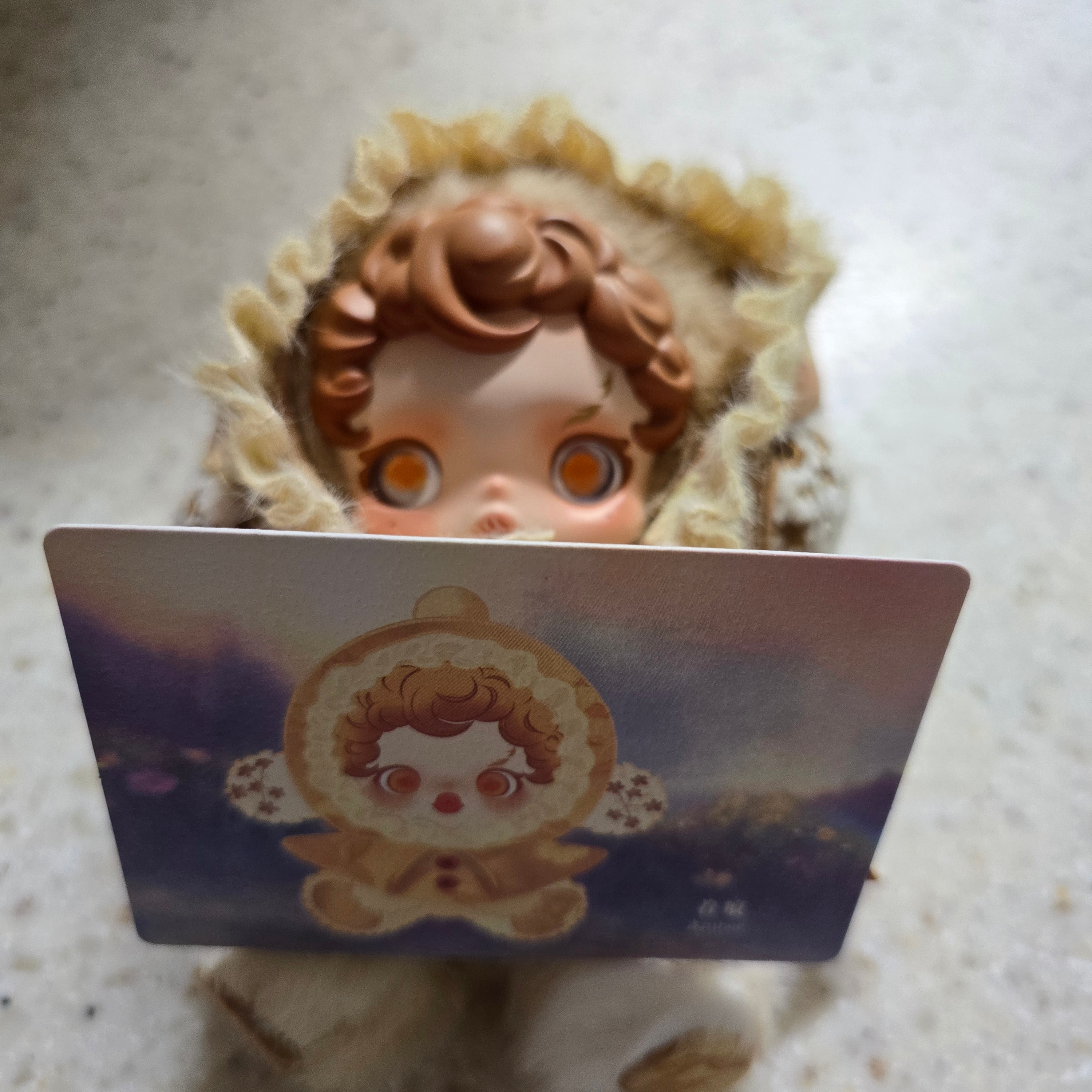 Pop Mart Skullpanda L’Impressionnisme Series Plush Doll Amber (Opened Case) 착용 스타일 - 4