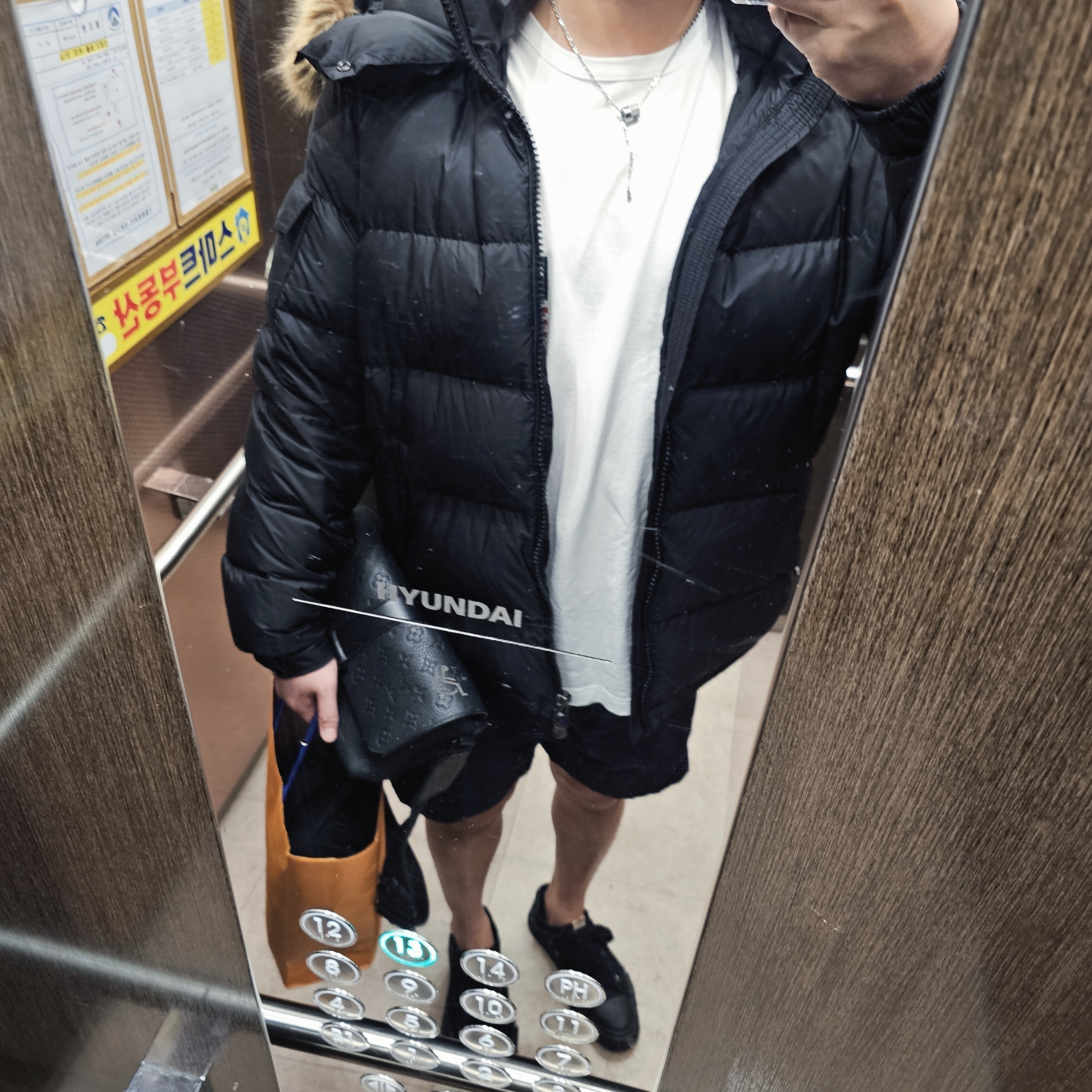 Moncler Mayaf Hooded Short Down Jacket Black - 25FW 착용 스타일