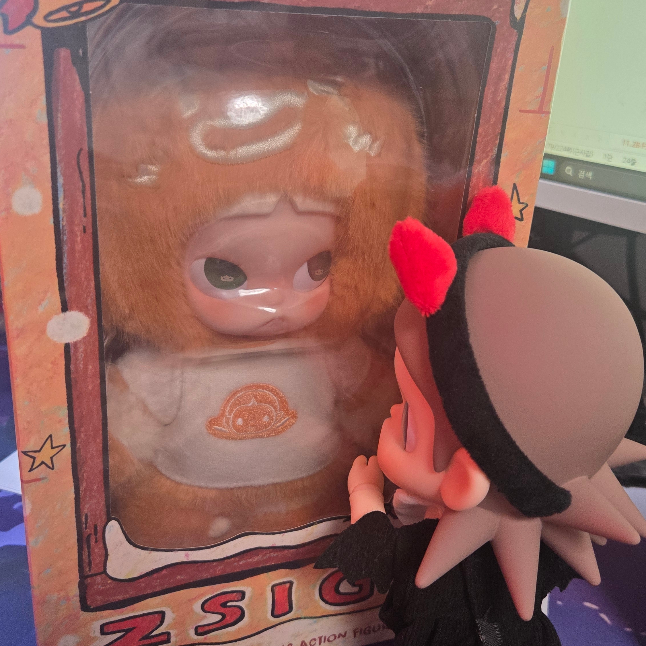 Pop Mart Zsiga Gingerbread Man 1/8 Action Figure 착용 스타일 - 2
