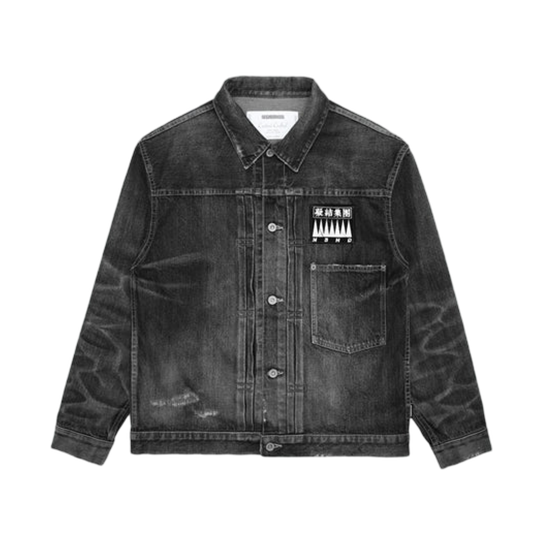 네이버후드 x 클랏 세비지 데님 타입-1 자켓 블랙(Neighborhood x Clot Savage Denim Type-1 Jacket Black)