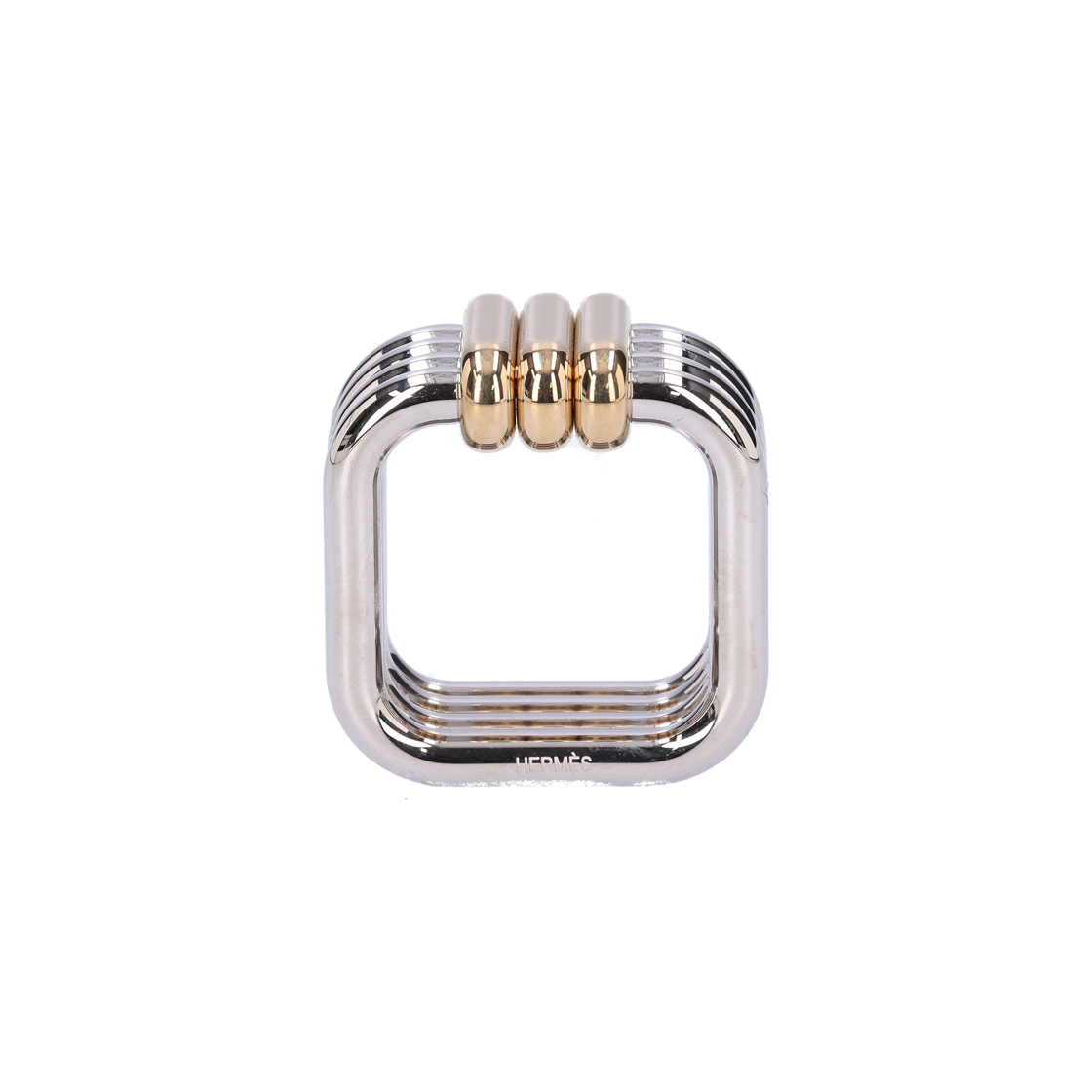 IT2LRP6D6JCL Hermes H603314S Ruban Scarf 90 in Palladium Fermabrasas