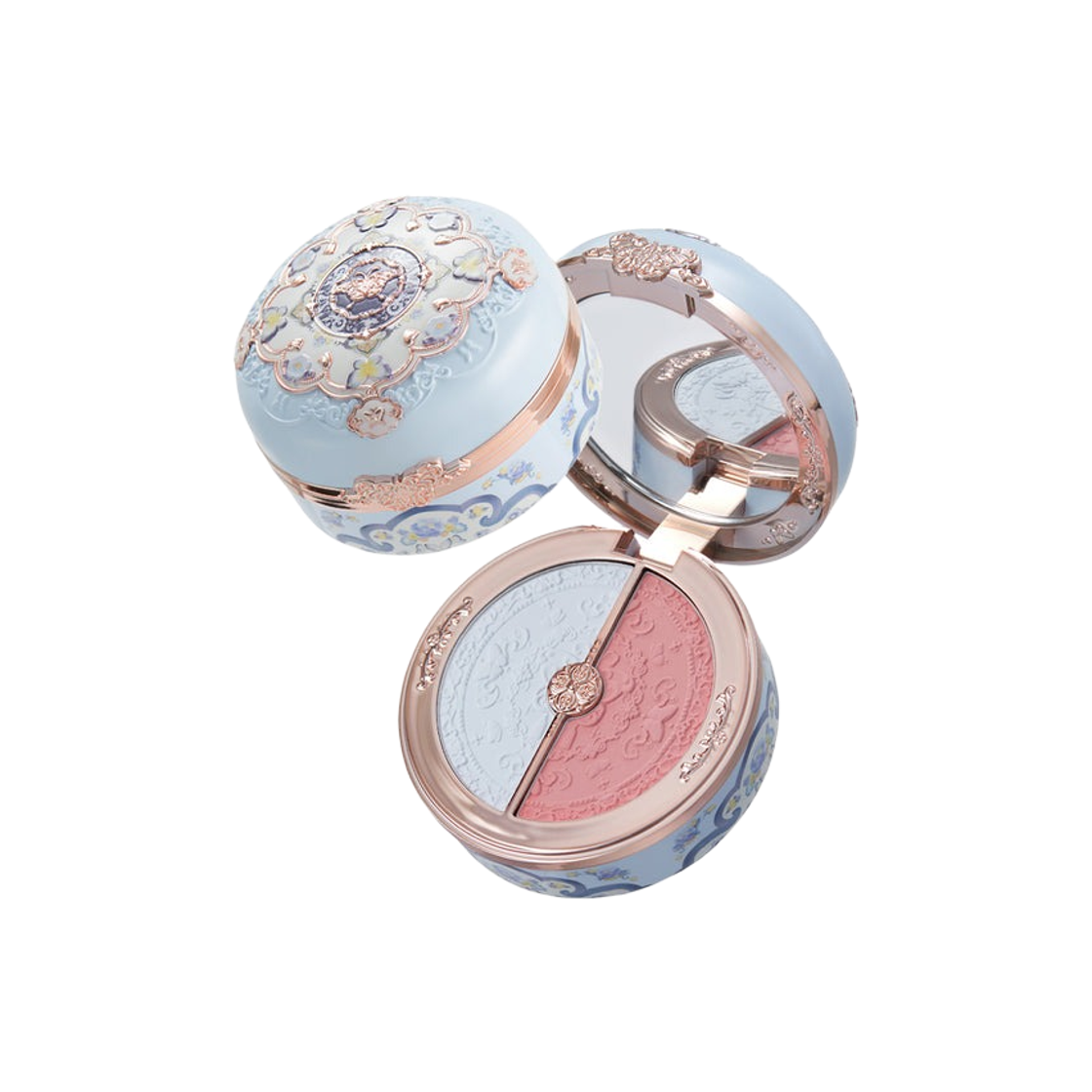 - Flower Knows Butterfly Cloud Collar Rouge Box Highlighting & Blush Duo Powder 02 Seaborne Moon