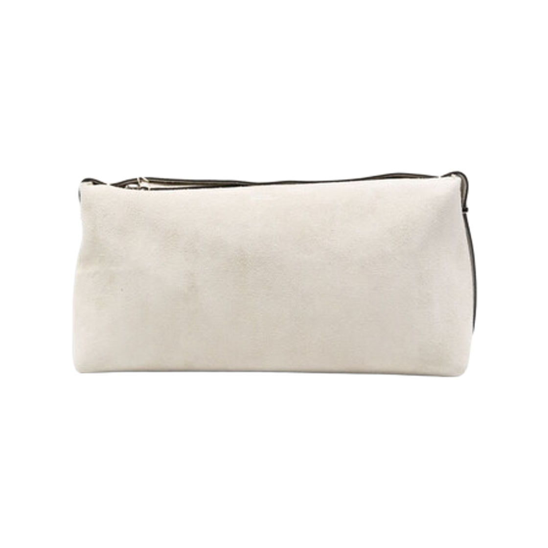 253-WAL0093-LE0004-087 Toteme Belted Suede Clutch Pearl