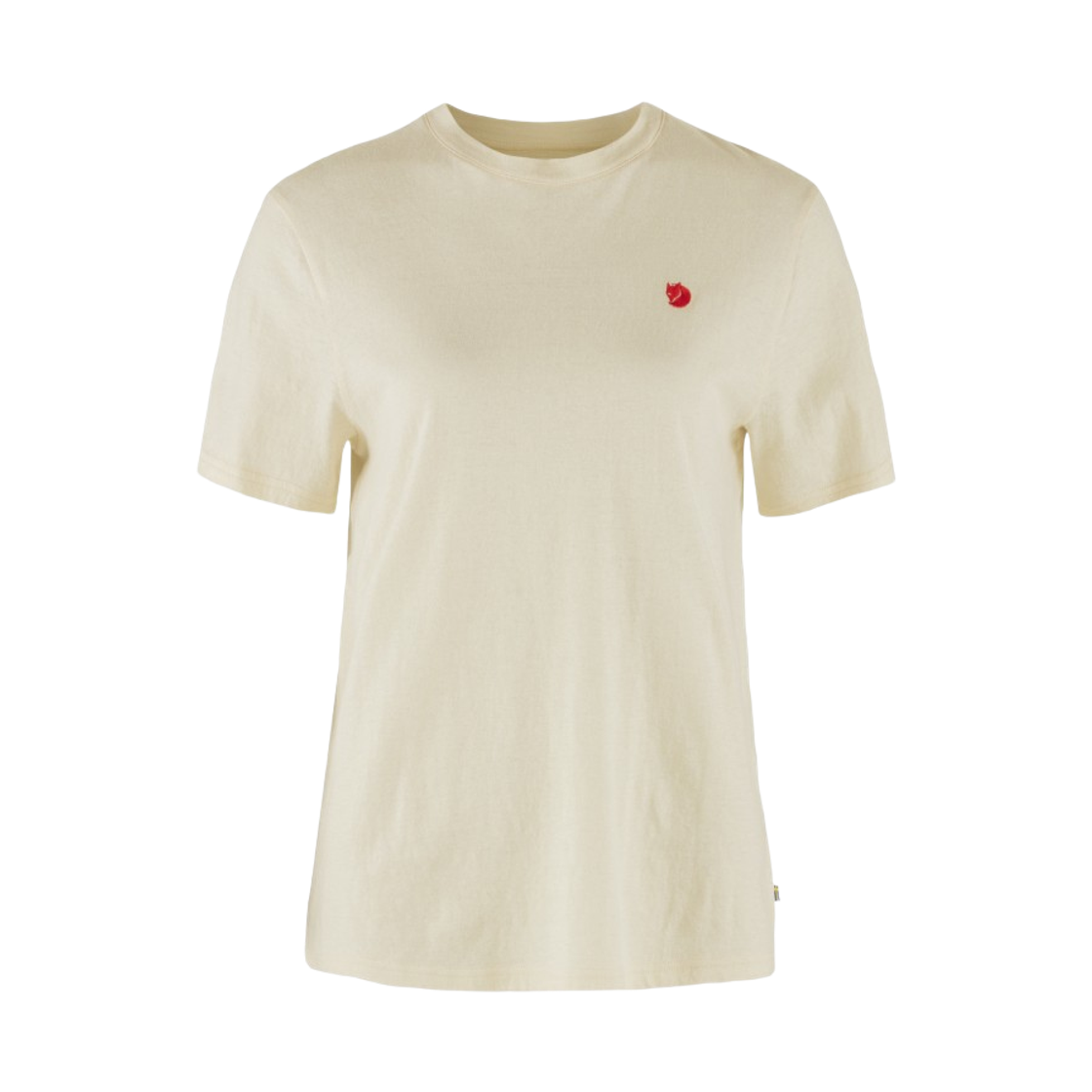(W) 피엘라벤 헴프 블렌드 티셔츠 초크 화이트((W) Fjallraven Hemp Blend T-Shirt Chalk White)