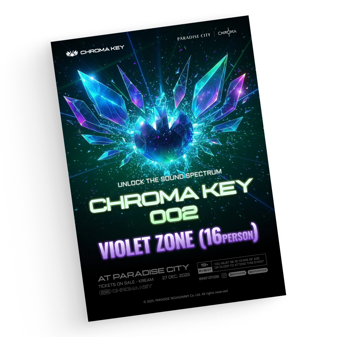 CHROMA02-TK05 바이올렛존 (크로마키 002 ZONE) - 16인