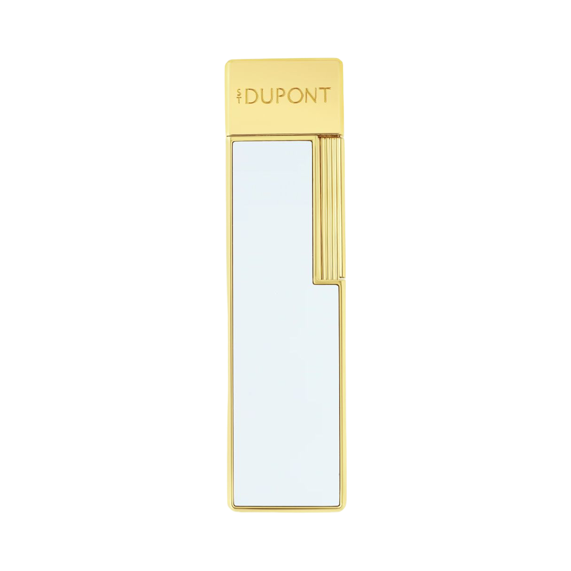 30031 S.T. Dupont Twiggy Lacquer Lighter White Gold