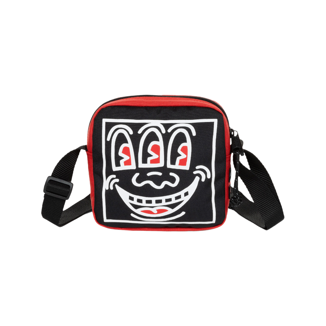 이스트팩 X 키스 해링 크로스백 박스미니백(EASTPAK BOX MINI BAG Keith Haring 3 Eyes)