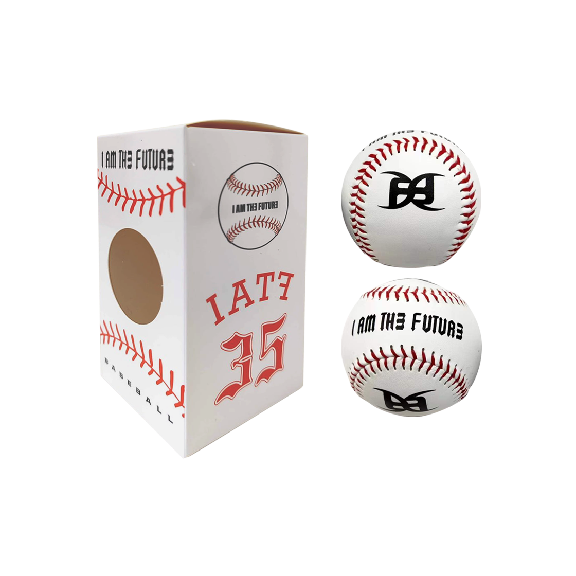 35EU090214 IAMTHEFUTURE Baseball Ball Random Sign