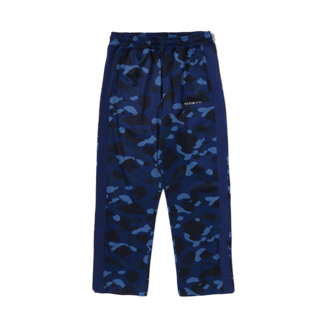 - BAPE Color Camo Metal Logo Relaxed Fit Track Sweatpants Navy
