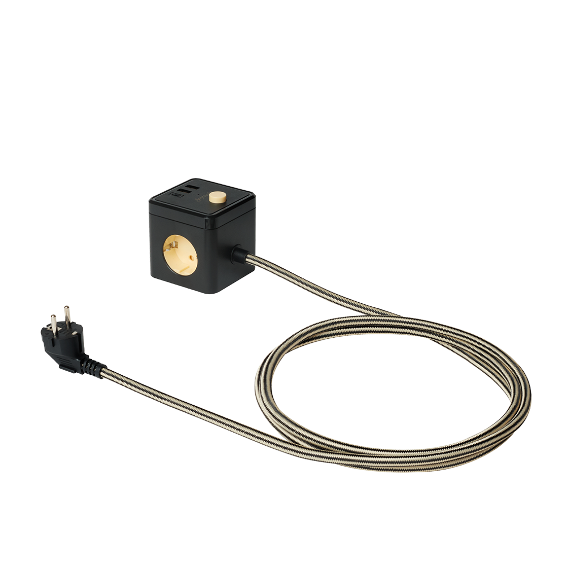 MTP001BLK Say Touche Cube Multi Plug 04 Black