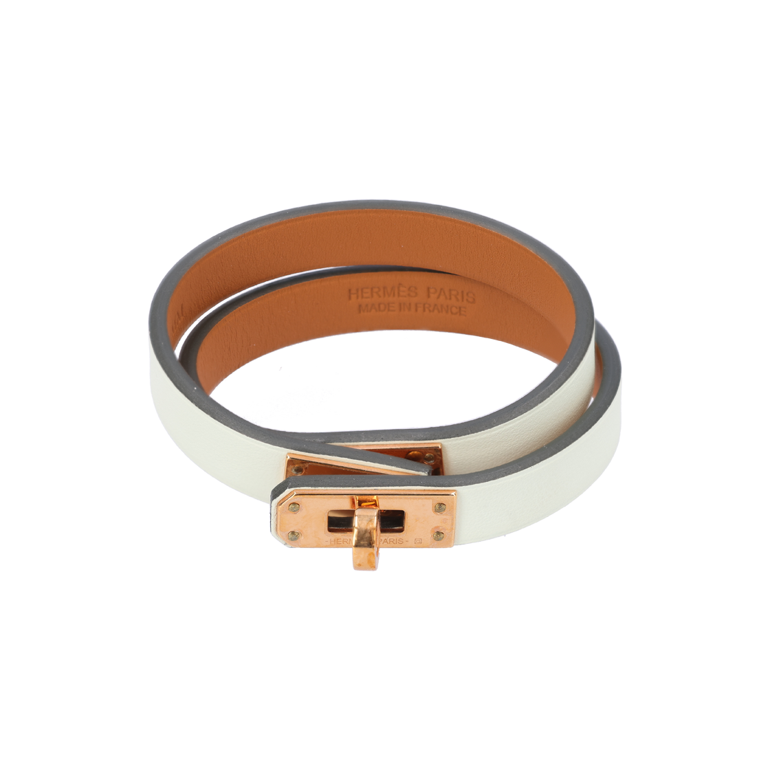 IT7UTMUFIP7D Hermes Mini Kelly Double Tour Bracelet Vert Frise