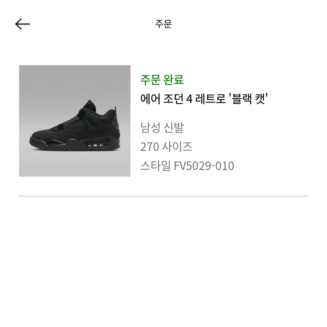 Jordan 4 Retro Black Cat 2025 착용 스타일