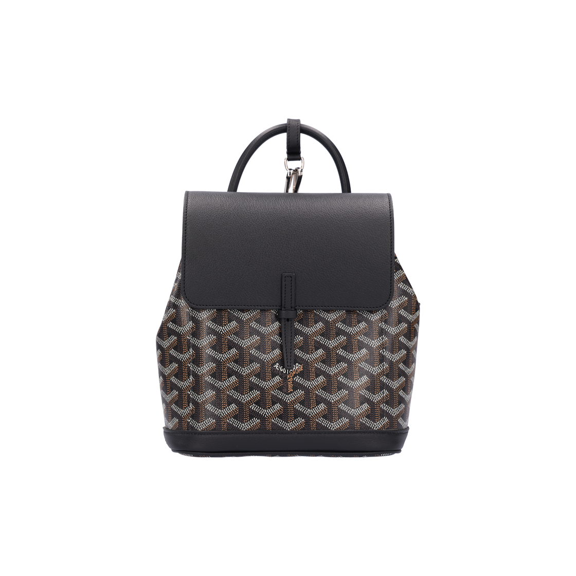 ITPJC296TROU Goyard Alphonse Mini Backpack in Black Canvas